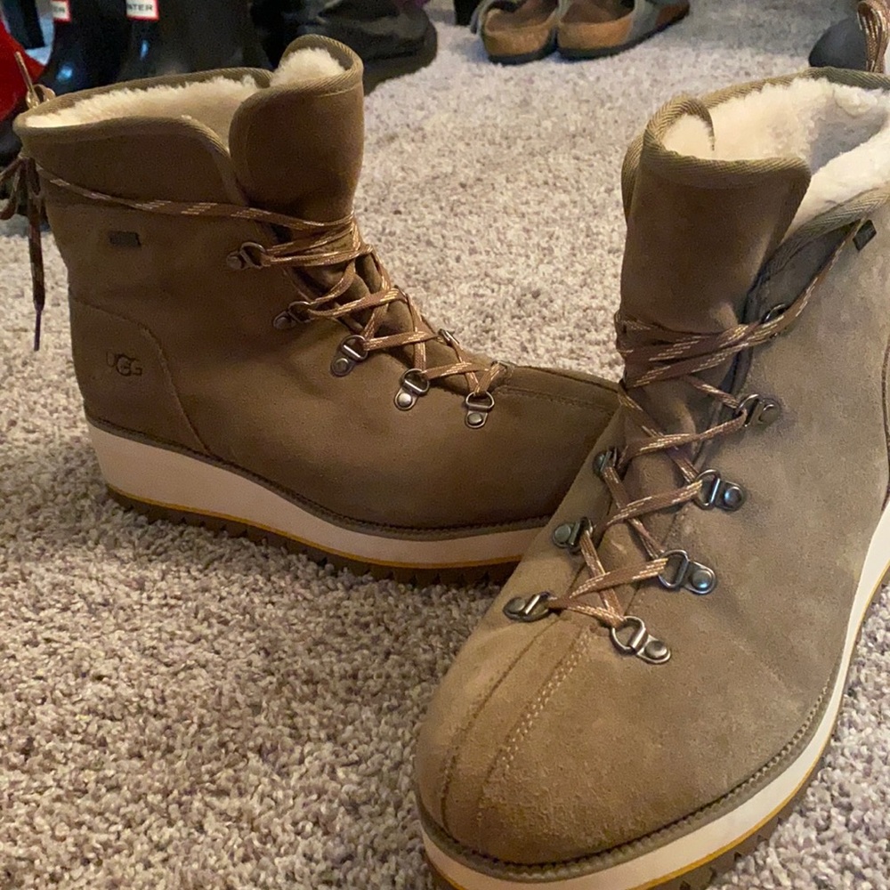 Ugg tie up winter boots